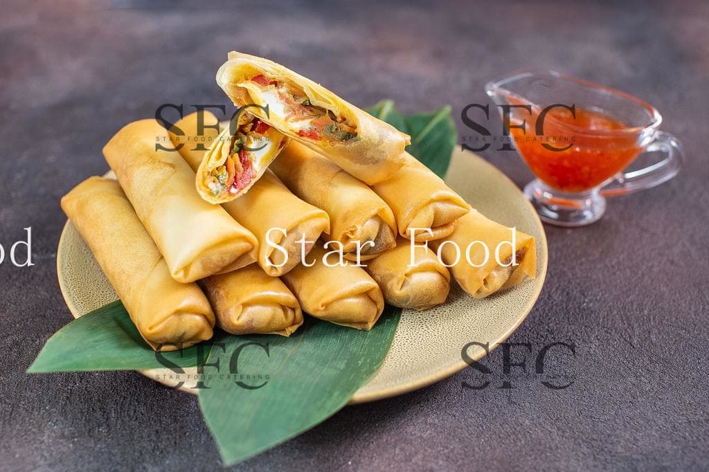 Спринг роллы с курицейринг роллы с курицей